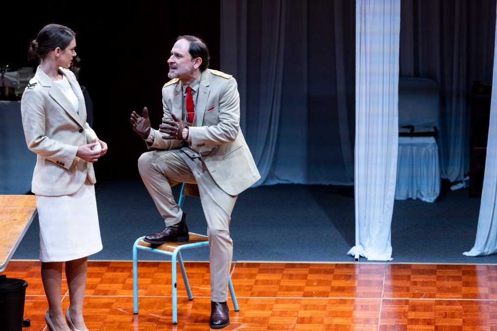 A Mirror theatre reflecting themes of identity, self-examination and personal reflection in a contemporary play