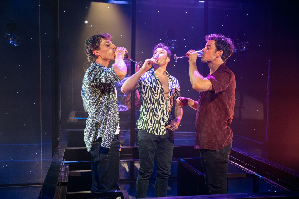 Afterglow play image featuring themes of intimacy, relationships and emotional complexity between three adult men